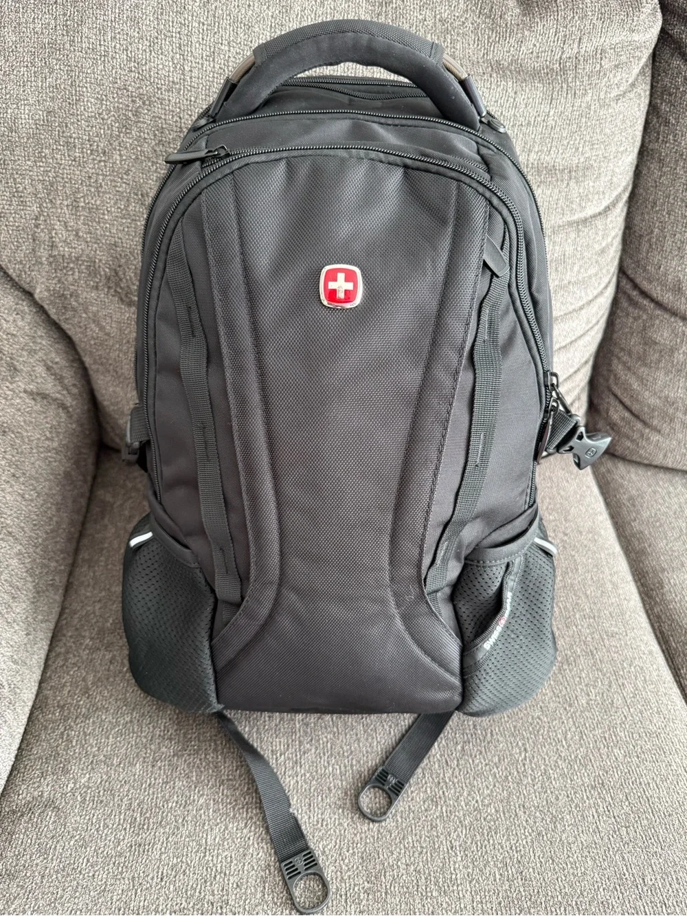 Swissgear 3760 Scansmart Laptop Backpack Black Travel School